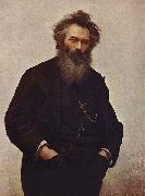 Ivan Kramskoi Ivan Shishkin, oil painting on canvas